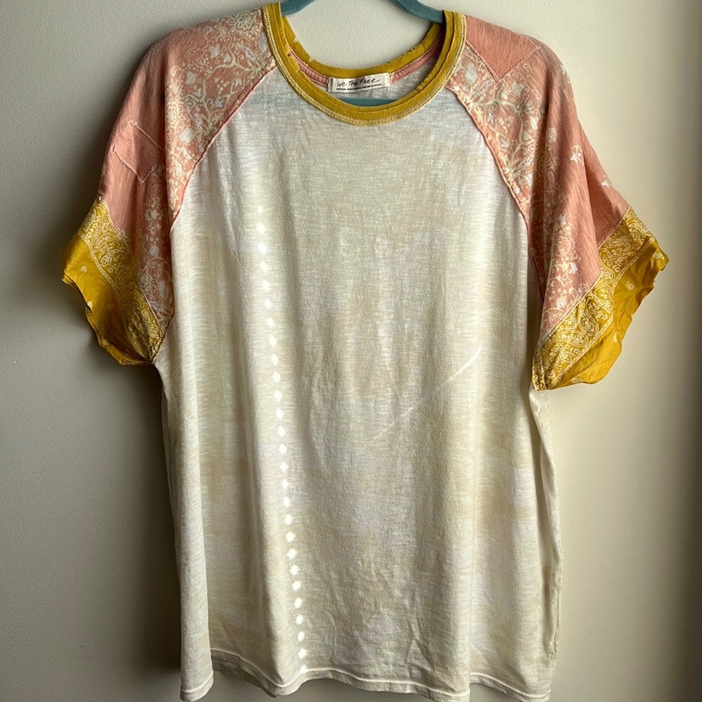 We the Free Distressed Bandana T Shirt